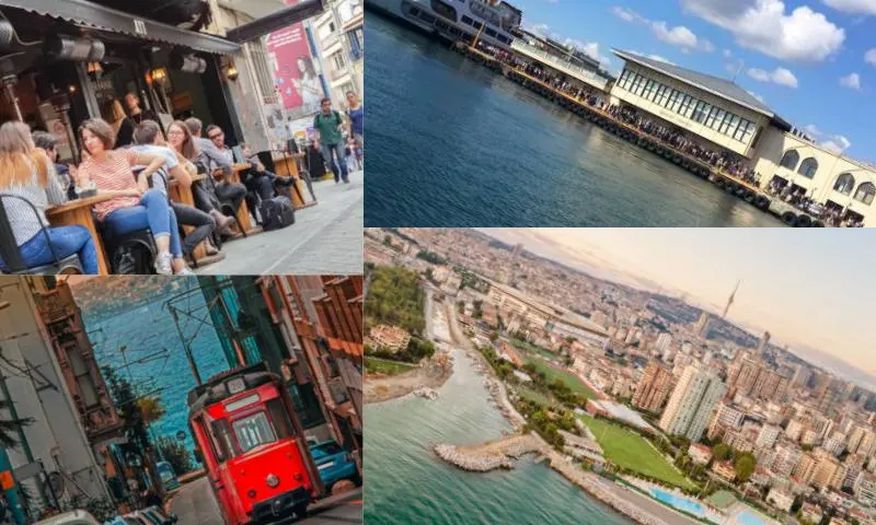 İstanbul Kadıköy Moda Sahili manzarası